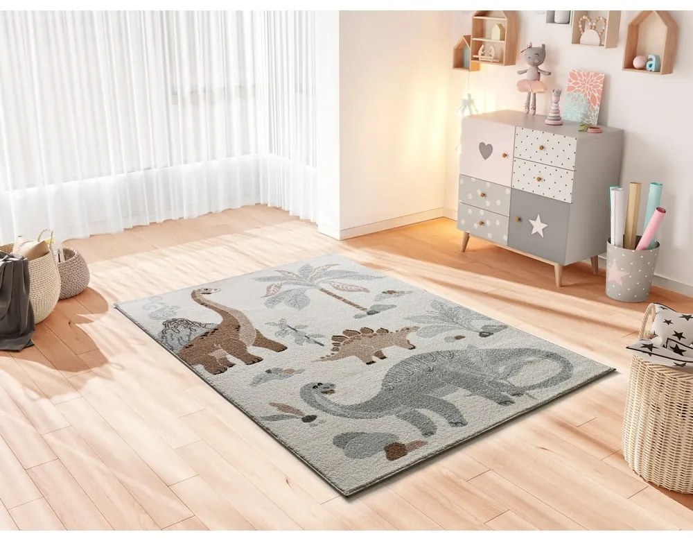 Covor pentru copii crem 120x170 cm Beats – Universal