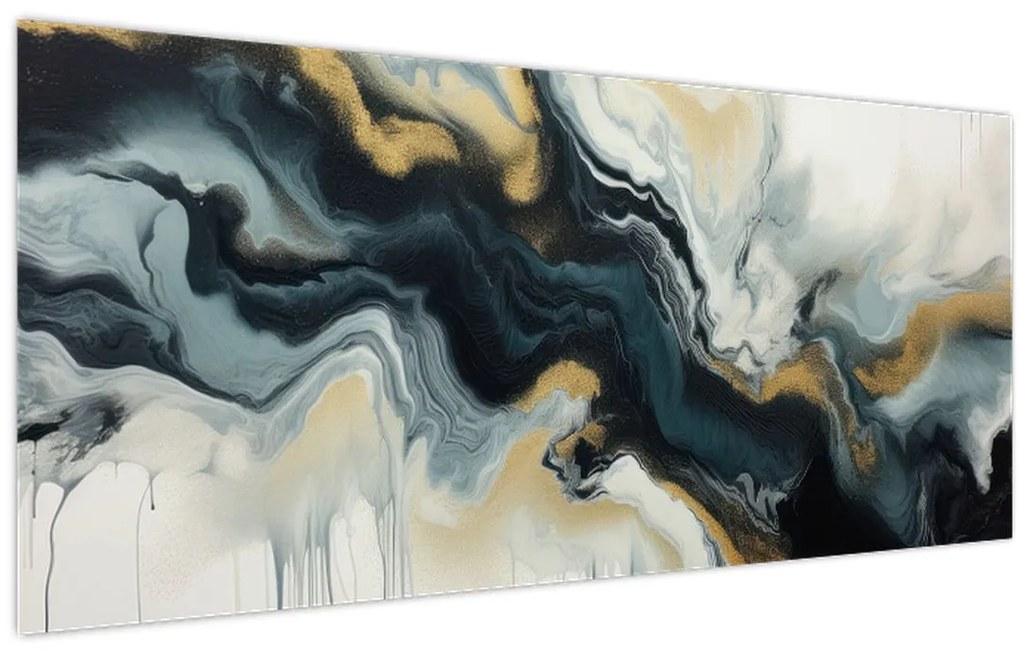 Tablou - Desen marmorat (120x50 cm)