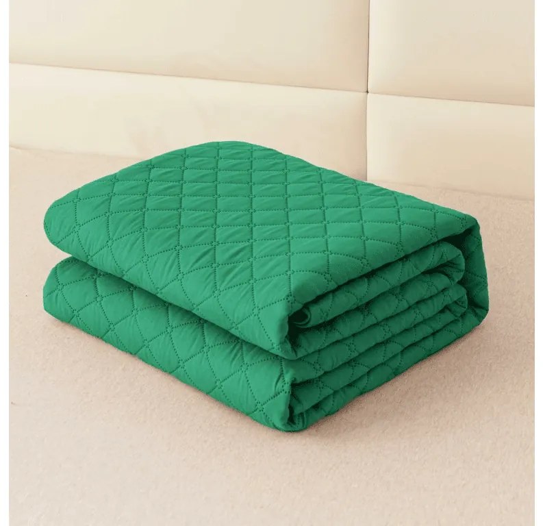 Cuvertura de pat cu model LANTA, verde Dimensiune: 220 x 240 cm