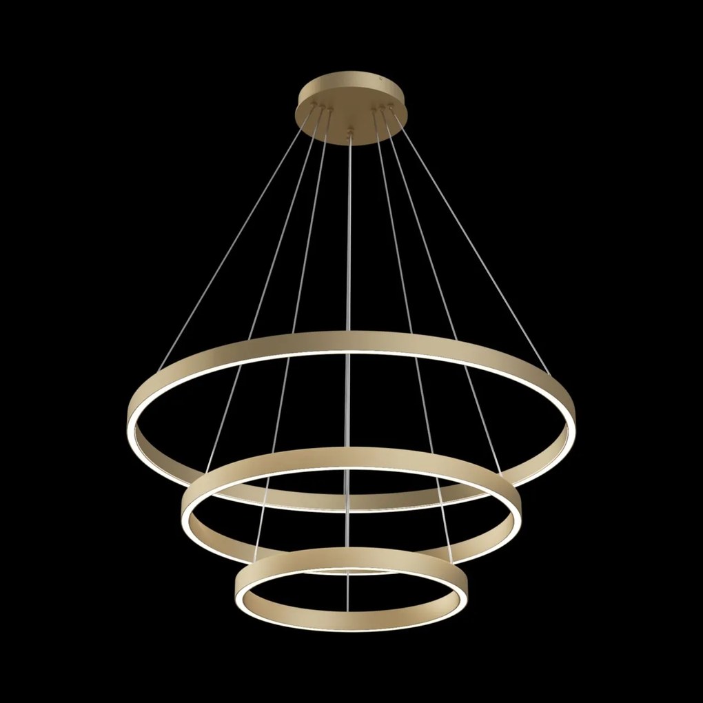 Lustra suspendata LED design tehnic Rim alama MYMOD058PL-L100BS4K