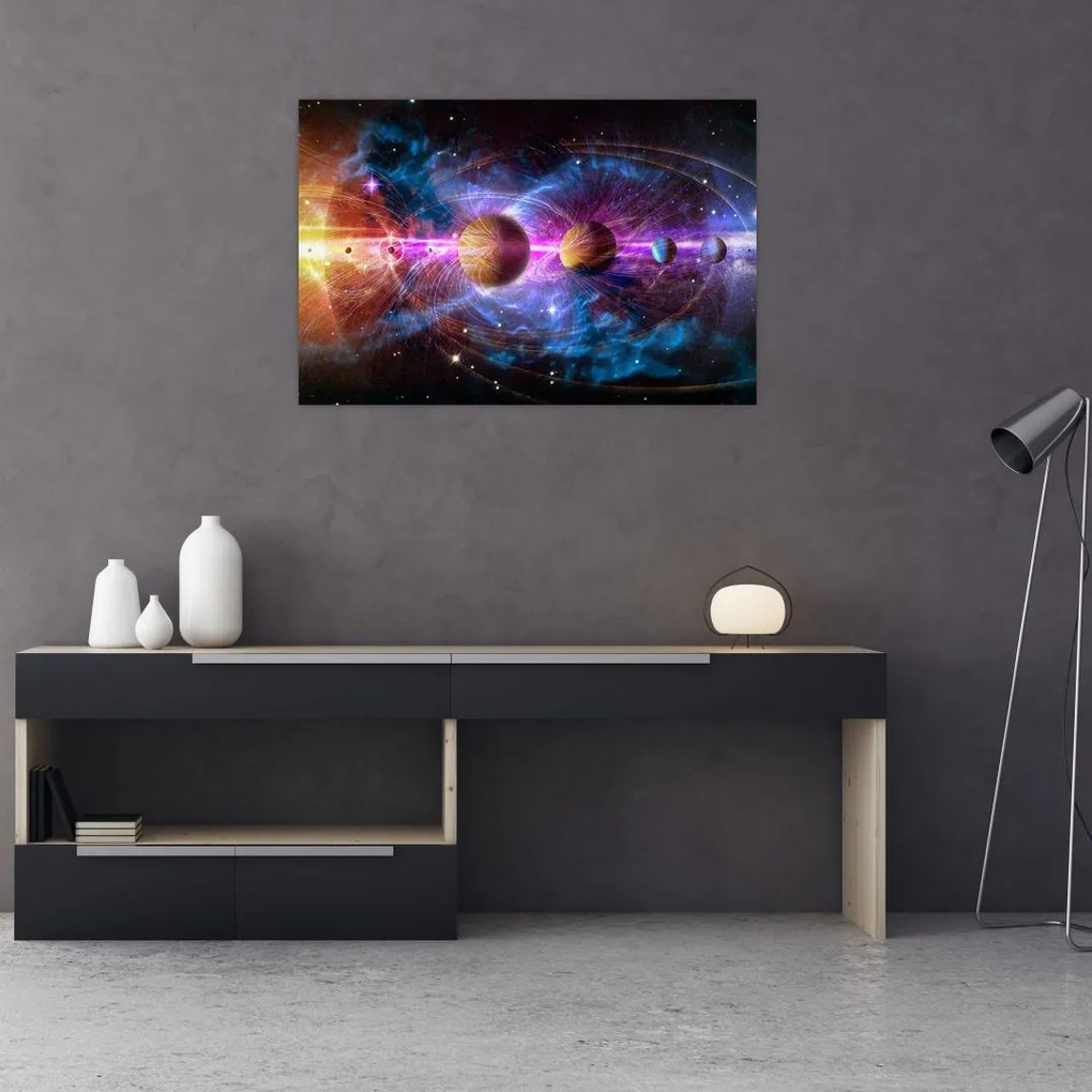 Tablou - Sistemul solar (90x60 cm)