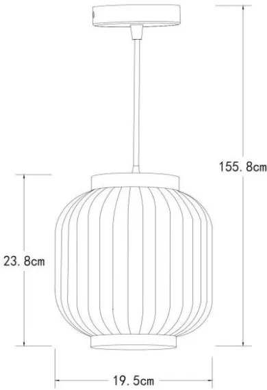 Lustră pe cablu GOSSE 1xE27/40W/230V Lucide 13435/01/31