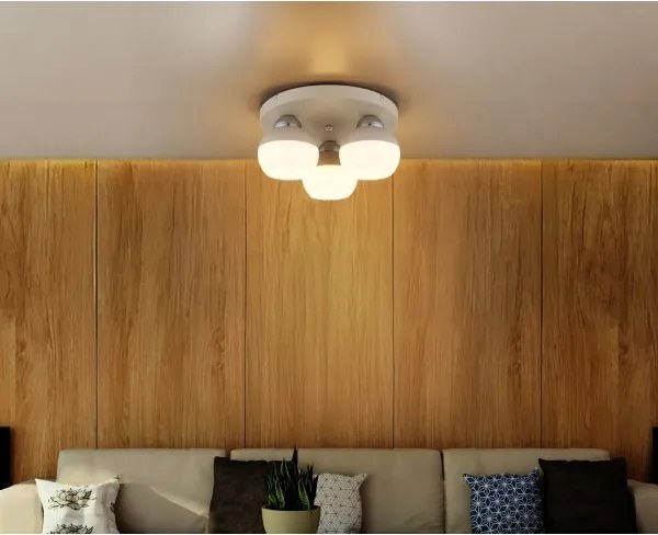 Globo 15999-3D - Plafonieră RAGUSA, 3x E27, max. 60 W, 230 V, Ø 31,5 cm