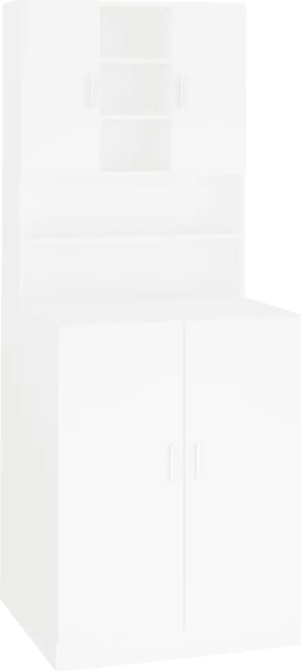 vidaXL Dulap mașină de spălat, alb