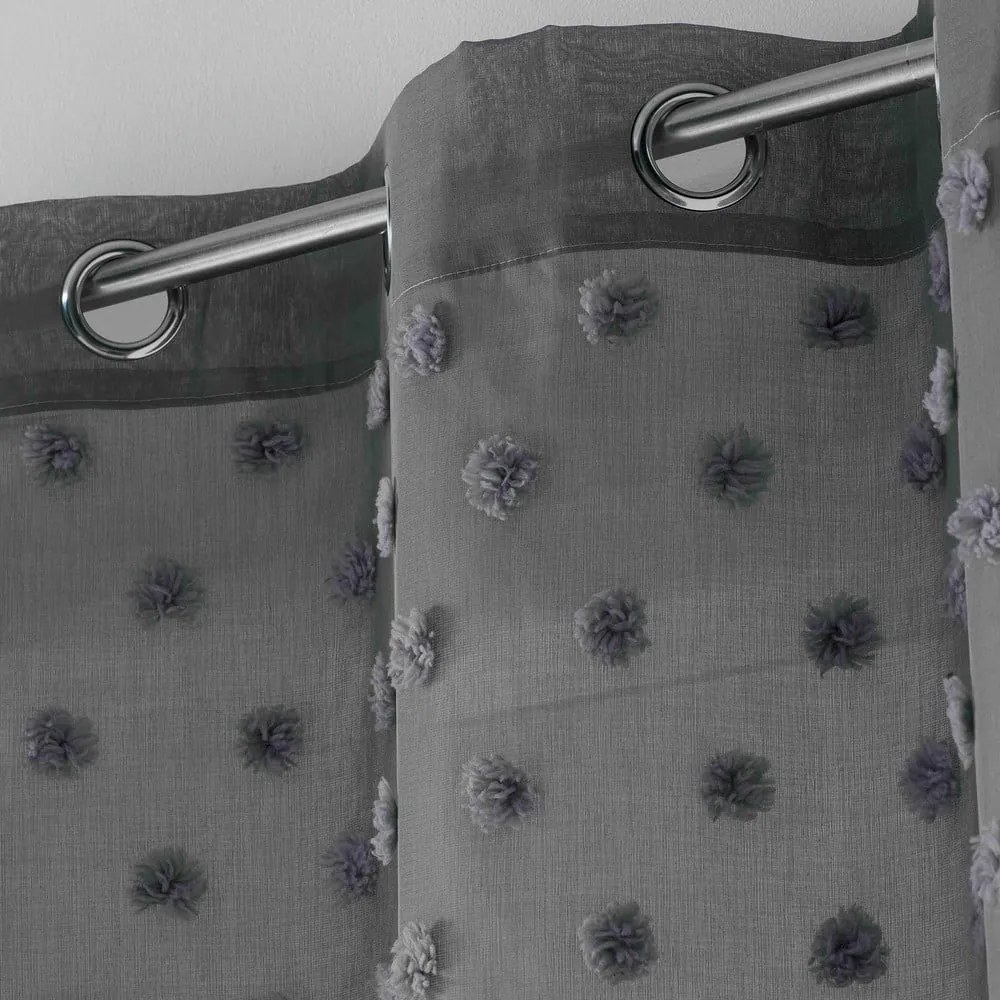 Perdea gri antracit 140x240 cm Melusine – douceur d'intérieur