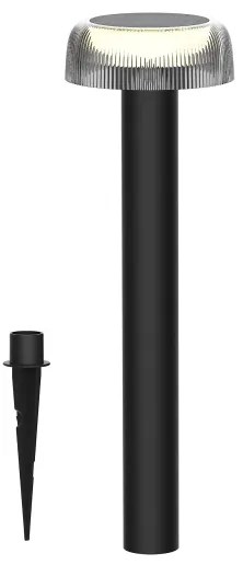 Lampă LED solară Zuma Line PT33111 BLUET LED/2,5W/2000 mAh IP44 negru