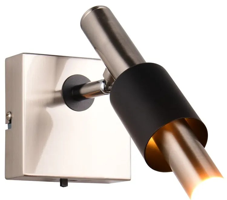 Spot negru-argintiu LED 20,5x10 cm Ikaris – Trio Select