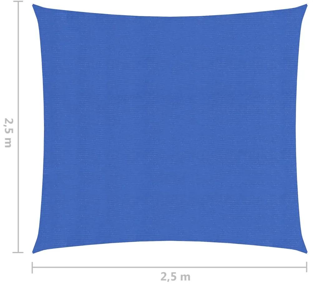 Parasolar, albastru, 2,5x2,5 m, HDPE, 160 g m   Albastru, 2.5 x 2.5 m