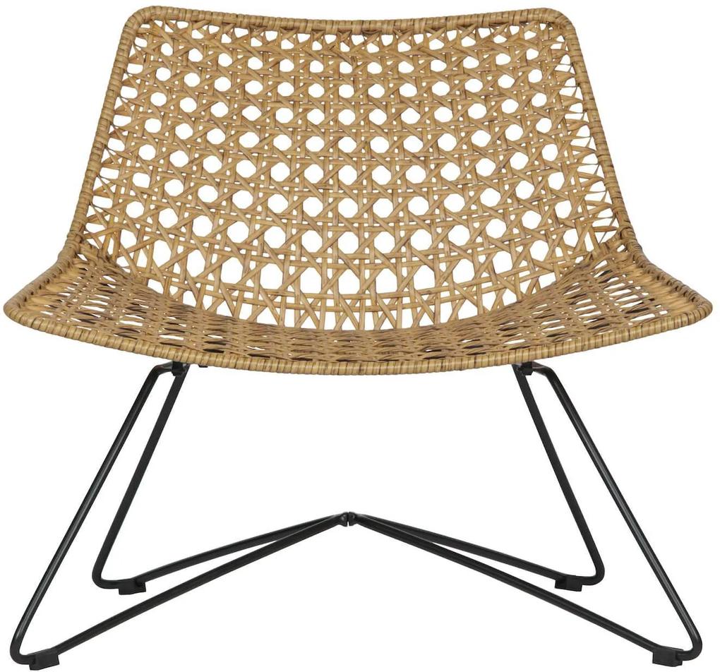 Fotoliu pentru exterior Weave Easy Chair Natural | WOOOD