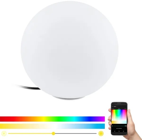 Eglo 98106 - LED RGBW Lampă de exterior MONTEROLO-C LED/9W/230V IP65 pr.390