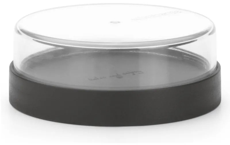 Cupa alimentara Brabantia Make&Take 1006296, 500+180 ml, Inchidere cu filet, fFara BPA, Gri închis
