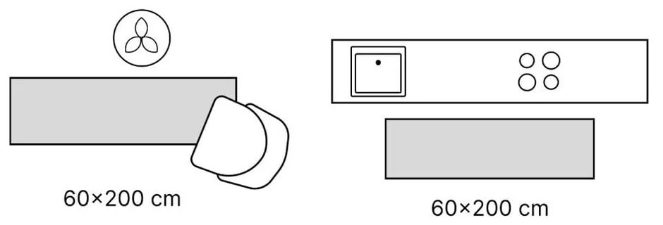Covor din lână Flair Rugs Anu, 60 x 200 cm, albastru