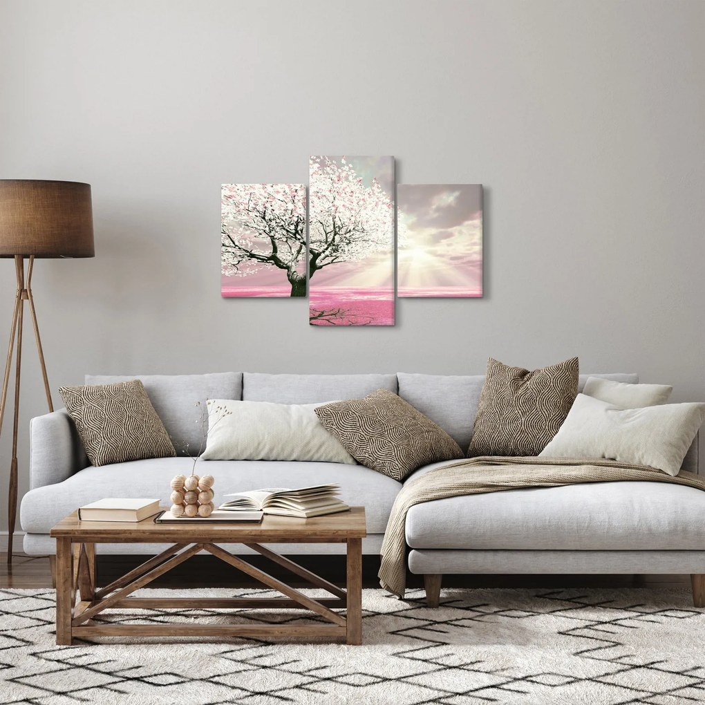 Tabloul copacului roz (90x60 cm)