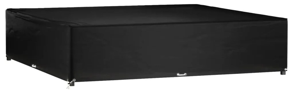 vidaXL Husă pentru mobilier grădină, 16 ocheți, 240x240x55 cm, pătrat