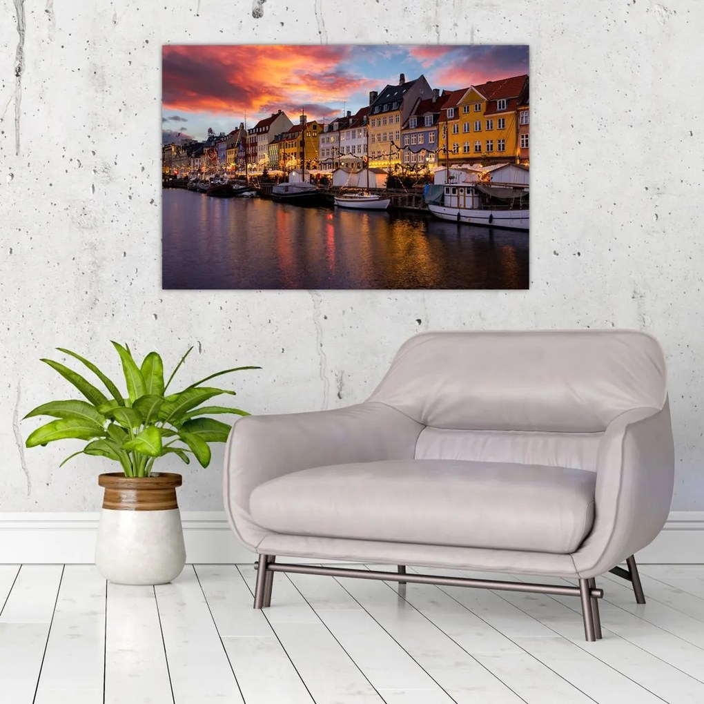 Tablou - Nyhavn, Copenhaga (90x60 cm)