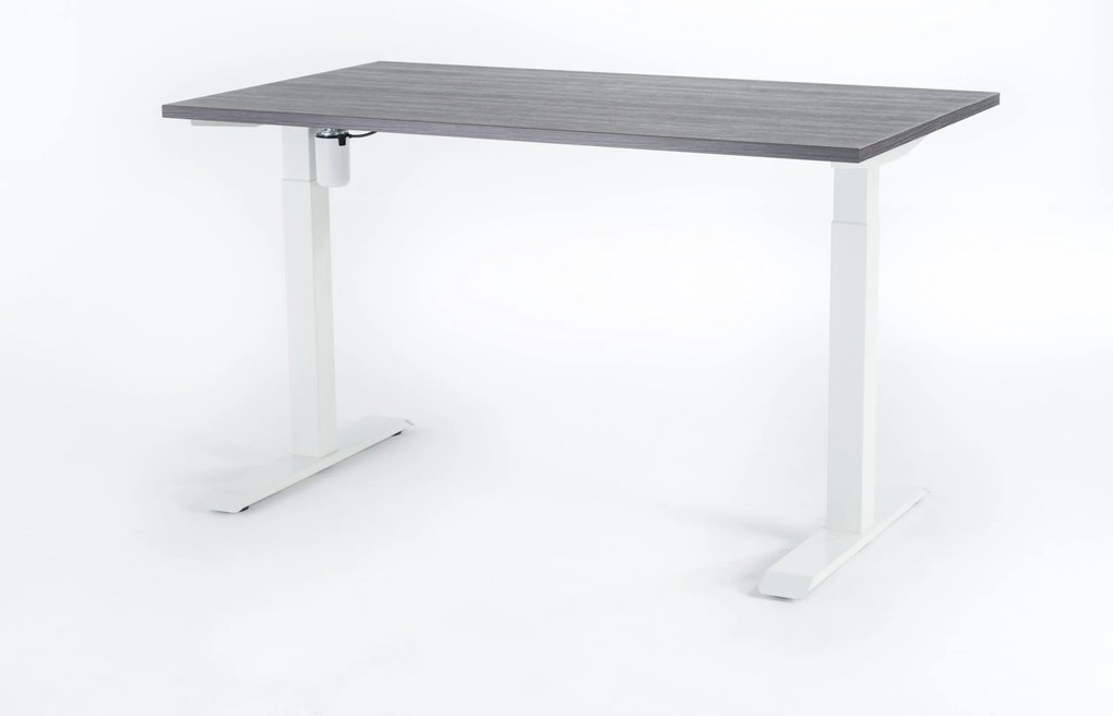 Viva New Generation 2.0, Birou reglabil electric, un singur motor - Premium - 1600x800x25 - Logan - Alb