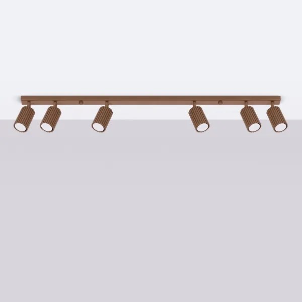 Brilagi - Spot LED CRESTO 6x GU10/10W/230V maro