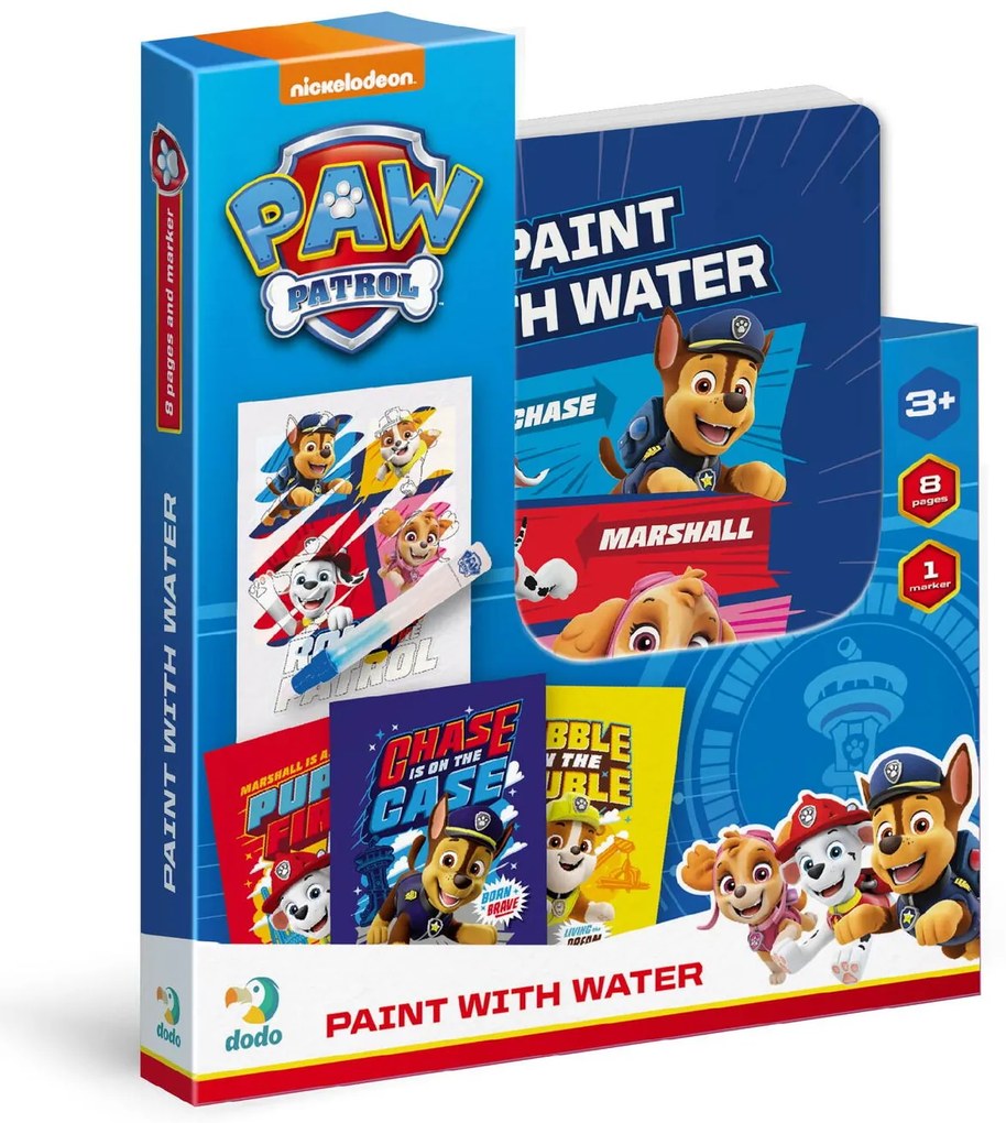 SET DE COLORAT CU APA - PATRULA CATELUSILOR - DODO (DO200444)
