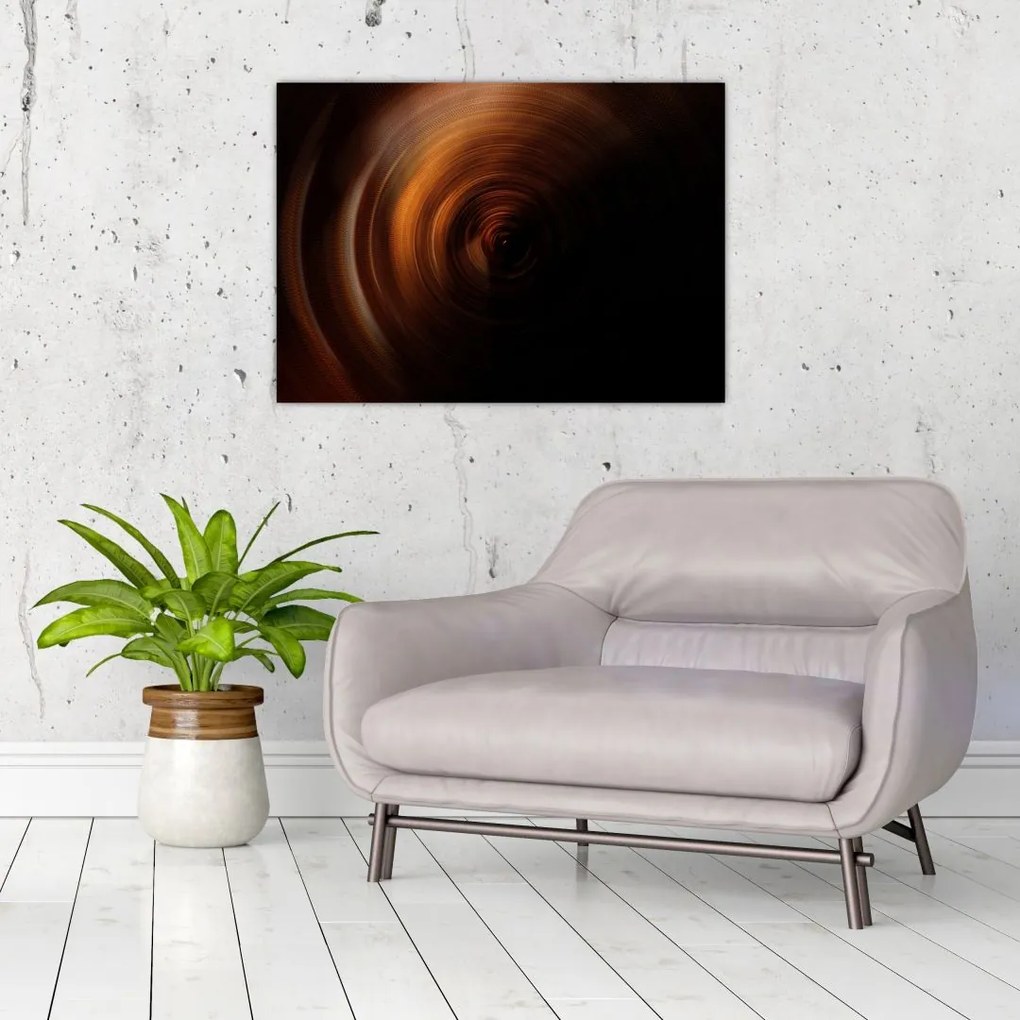 Tablou pe sticlă - Spirală (70x50 cm)