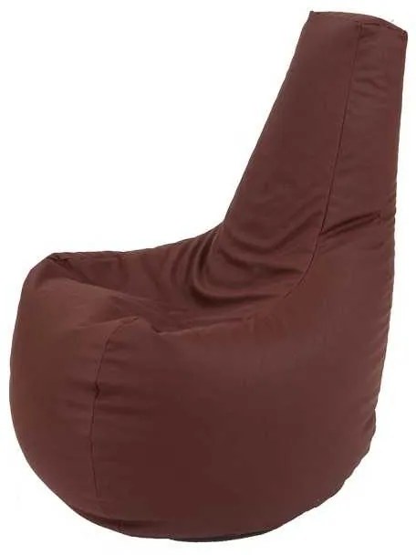 Fotoliu tip Scaun Sunlounger, Material Piele ecologica - Burgundy