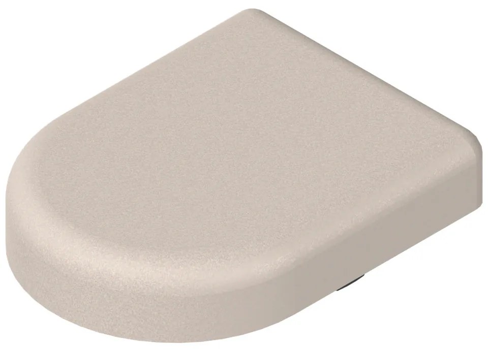 Capac semioval pentru balama BLUM, nichel mat, 06317798