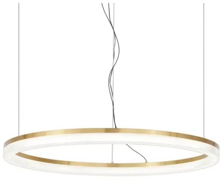 Lustră LED pe cablu Ideal Lux CROWN LED/42W/230V 3000K d. 80 cm CRI 90 alamă