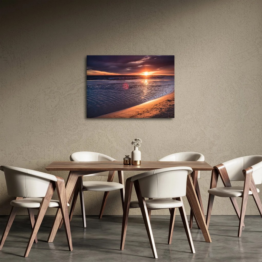 Tablou cu apus de soare (70x50 cm)