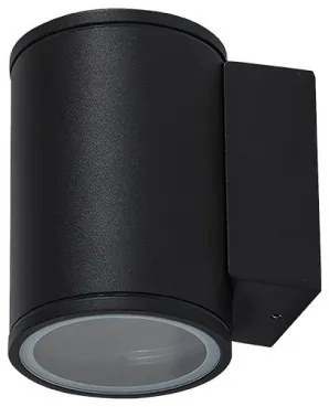 Aplica moderna exterior cu iluminat ambiental IP54 JOE WALL 1 negru ZZ AZ3318
