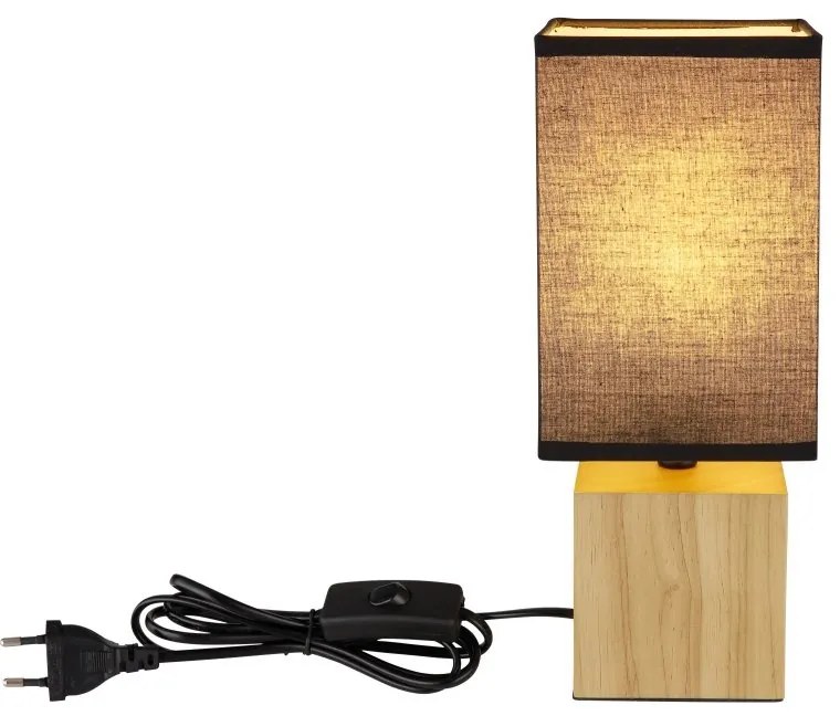 Veioza, lampa de masa design modern Valentino natur