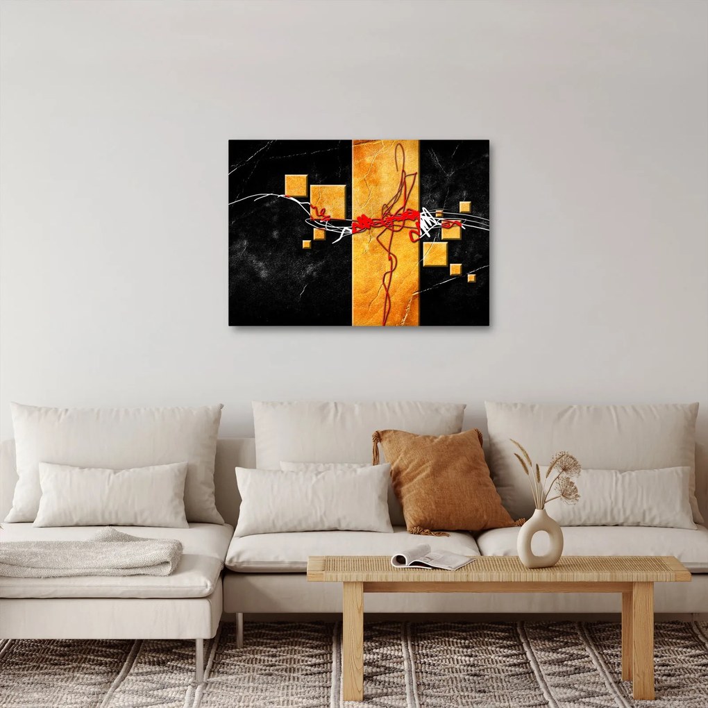 Tablou abstract - Dansatoare (70x50 cm)