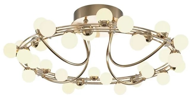 Lustra LED aplicata design modern decorativ Tessara 60cm