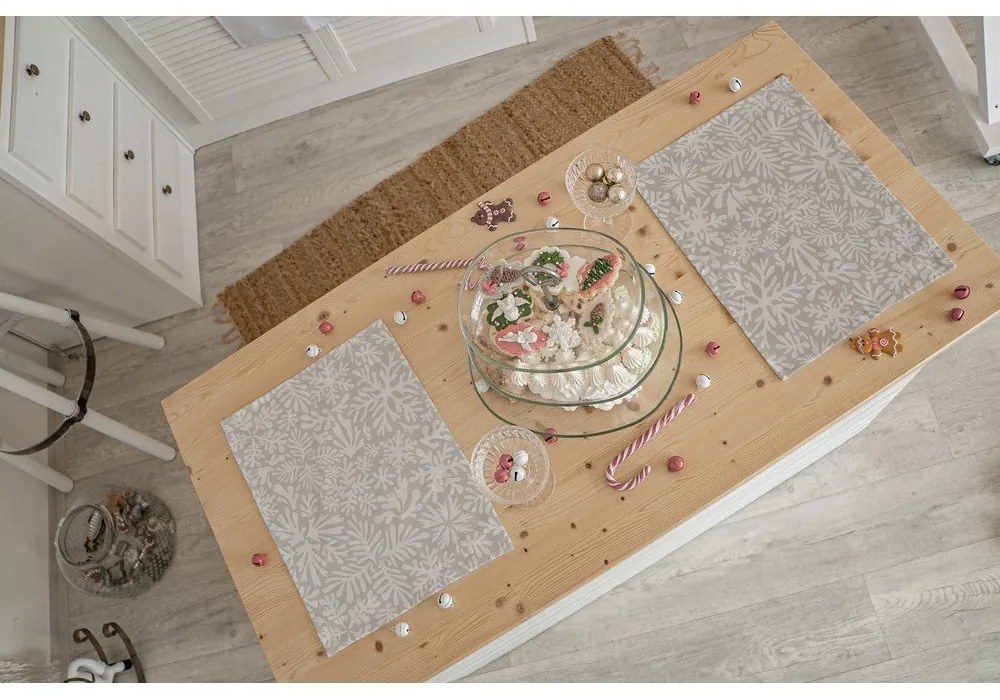 Suport pentru farfurii 2 buc. din material textil 35x45 cm Freezing – Butter Kings