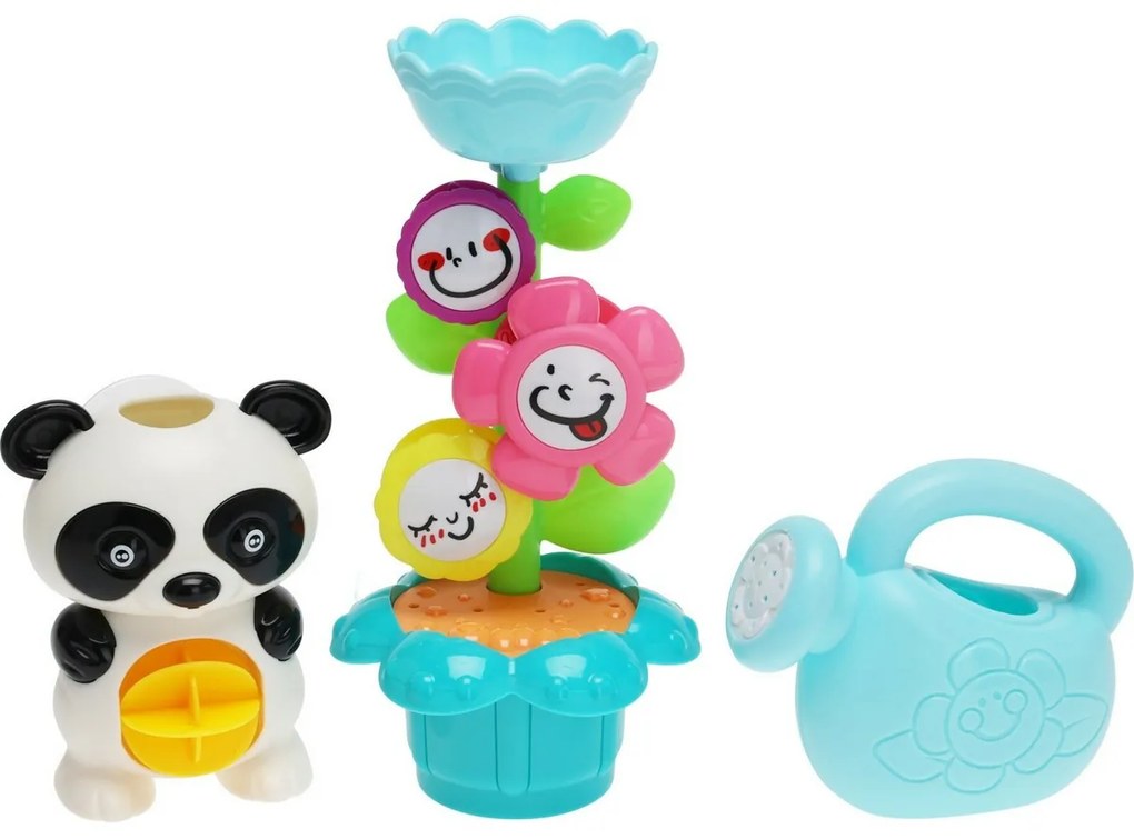 Set de jucării de baie Panda, de la 4 luni