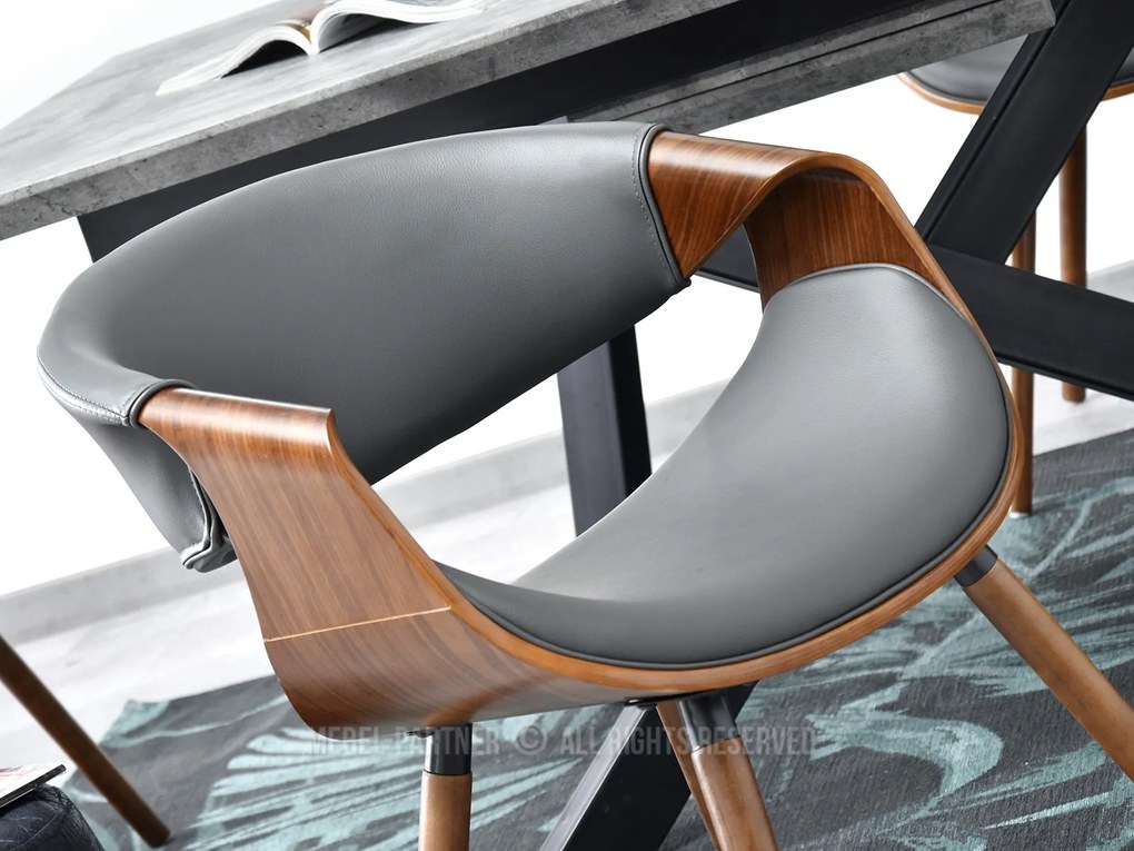 Scaun Bjorn K (gri + nuc). 1110938