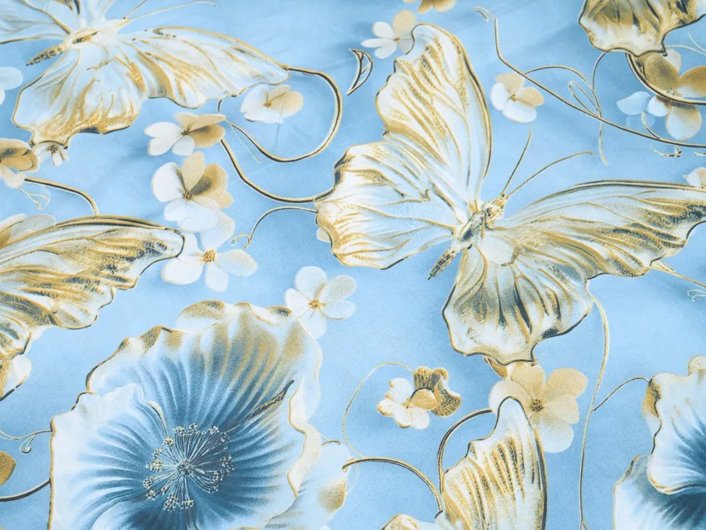 Lenjerie de pat din microfibra CELESTIA albastru Dimensiune lenjerie de pat: 70 x 90 cm | 140 x 200 cm