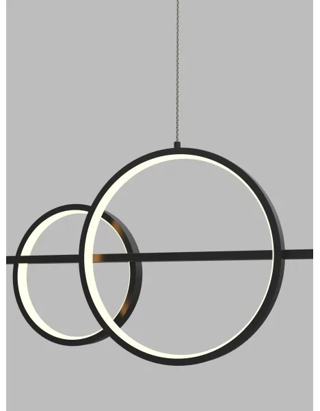 Lustră LED dimabilă pe cablu Wofi 7030-502 MESSINA LED/40W/230V negru