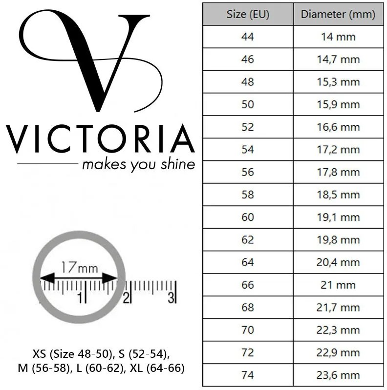 Victoria Inel argintiu cu model și piatră
