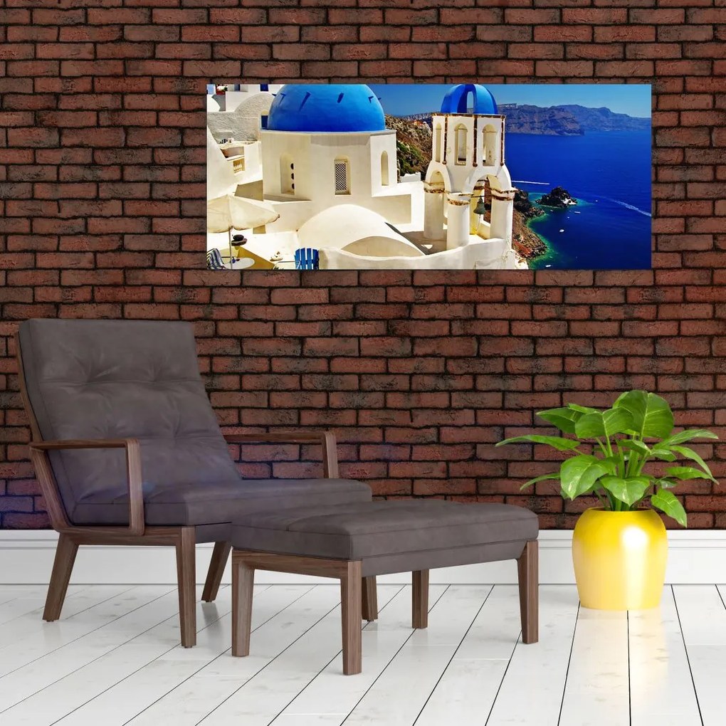 Tablou - Santorini, Grecia (120x50 cm)