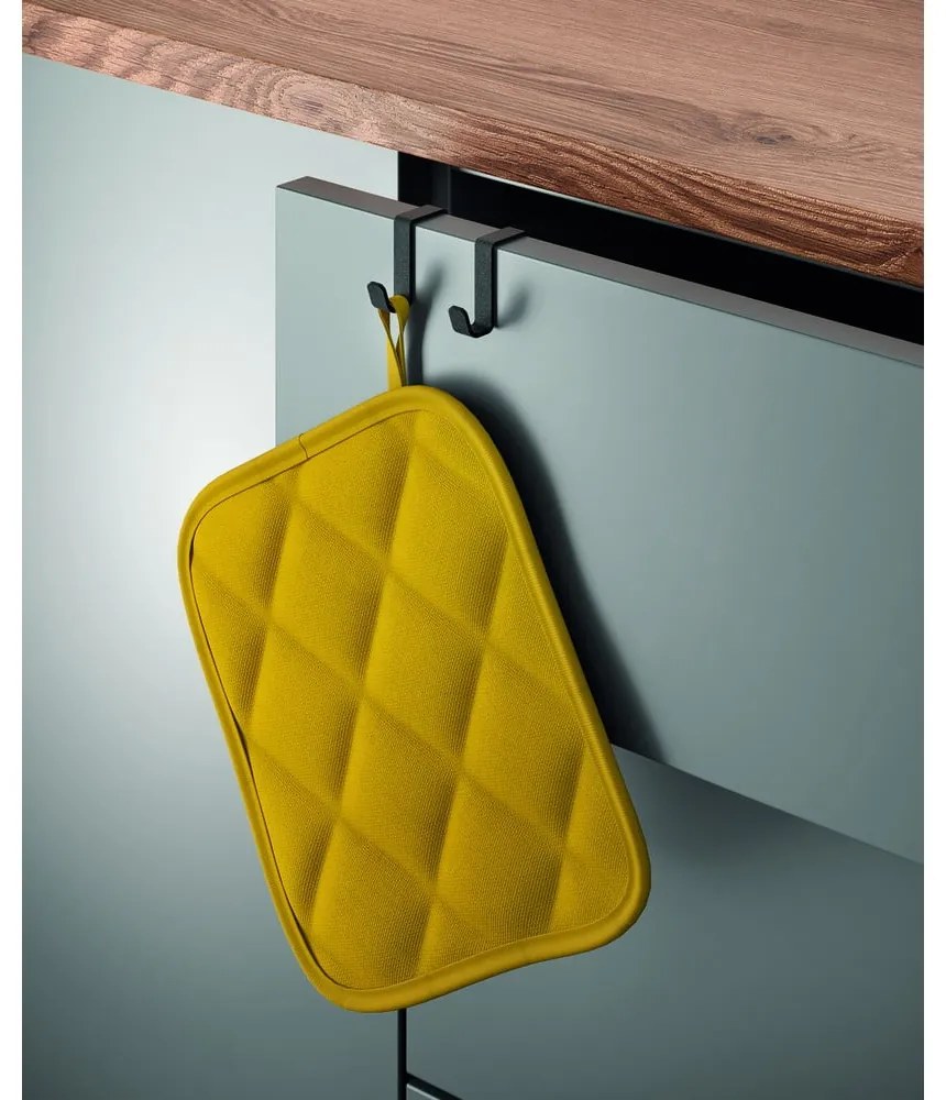 Cârlig dublu suspendat Metaltex Galileo Lava, negru