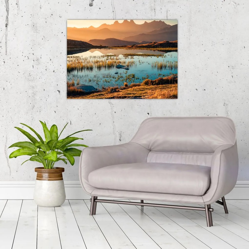 Tablou pe sticlă - Lac Guichard (70x50 cm)
