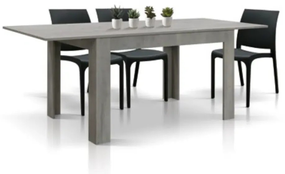 MASA LIZZY extensibila 140cm/90 cm - GRI CIMENT
