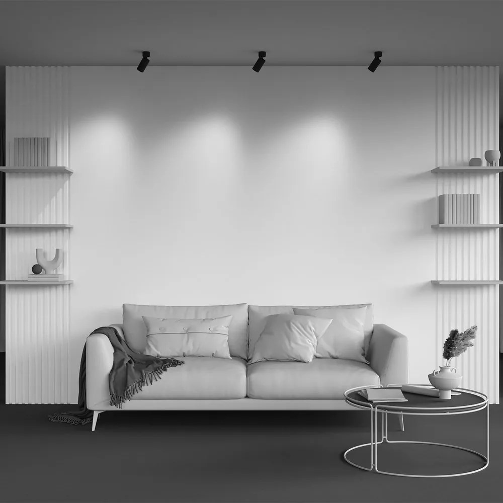 Spot aplicat stil minimalist Calipso negru