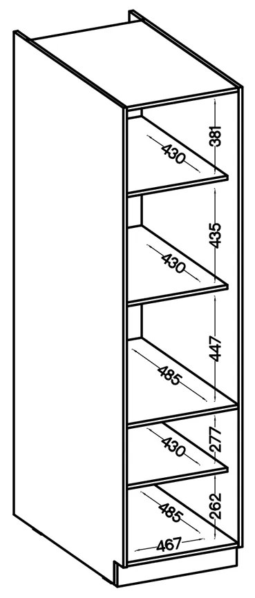 Dulap pentru alimente Meruna HSG 50/190 ZPW (artisan + Alb). 1061111