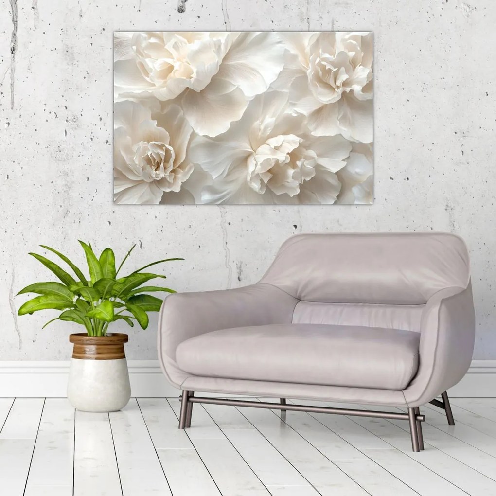 Tablou - Bujori Delicați (90x60 cm)