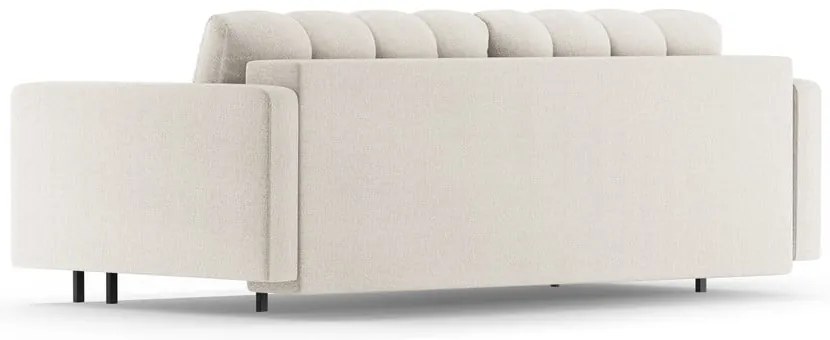 Canapea crem extensibilă, cu spațiu de depozitare 222 cm Bali – Cosmopolitan Design