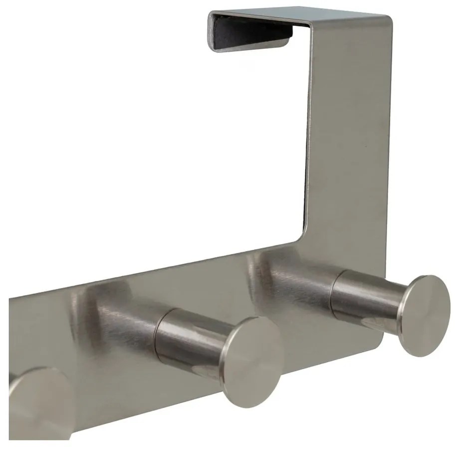 Cuier de ușă argintiu mat din metal 35 cm – Casa Selección