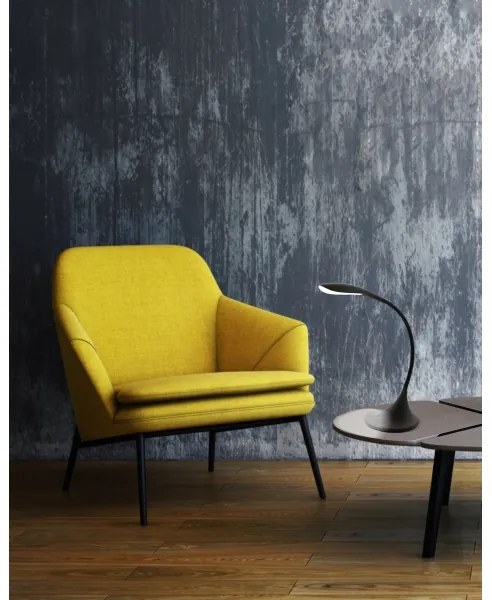 Eglo 94673 - Lampă de birou LED DAMBERA, dimabilă, 4,5 W, 230 V, neagră