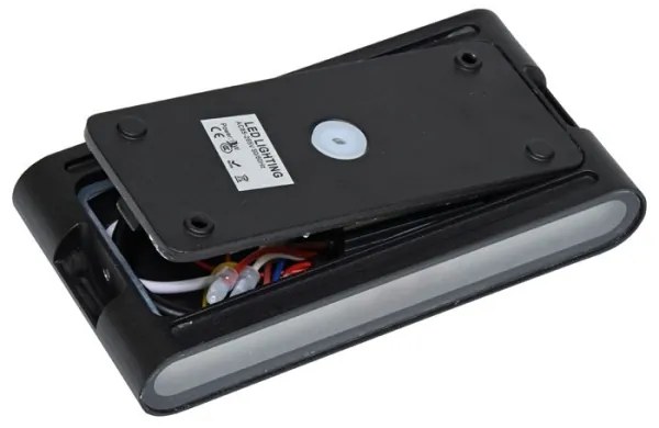 Aplică LED de exterior Ecolite ZFP12-CR BRICK 2xLED/6W/230V IP65 negru