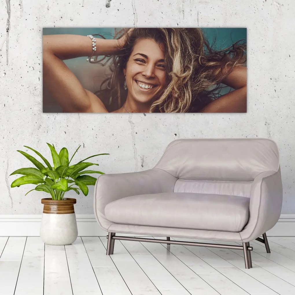 Tablou - Portretul unei femei tinere (120x50 cm)