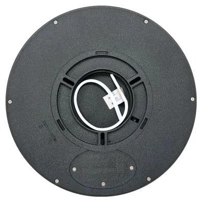 Plafonieră LED/18W/230V 3000/4000/6500K Ø 23 cm negru